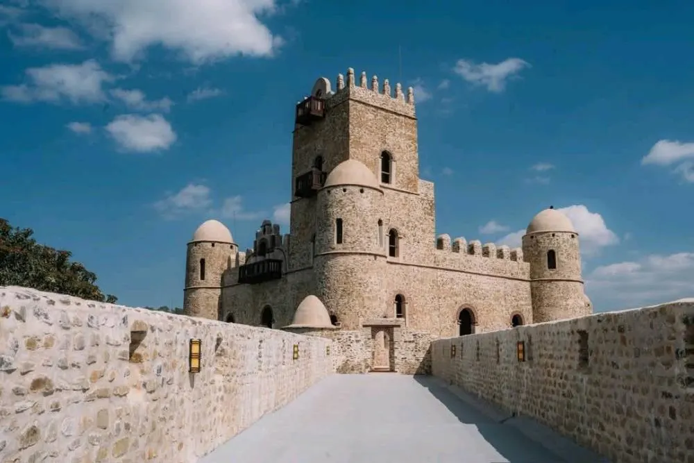 an image of fasil ghebbi fortress